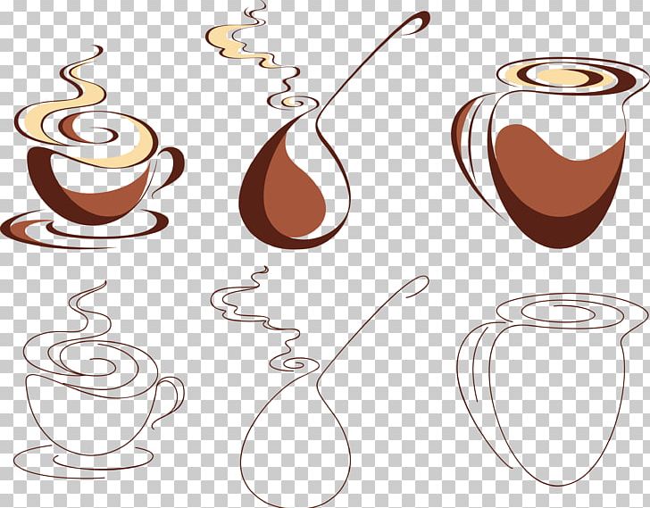 Coffee Cup Cafe Latte Tea PNG, Clipart, Cafe, Coffee, Coffee Bean, Coffee Cup, Coffee Drawing Free PNG Download