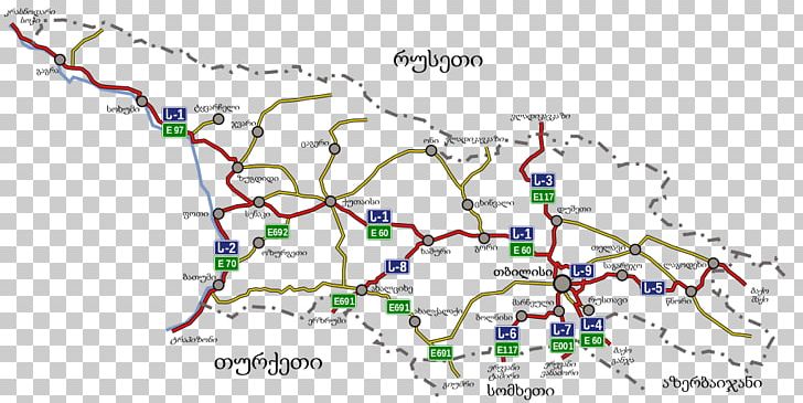Georgian Road Map Administrative Territorial Entity Of Georgia PNG, Clipart, Area, Controlledaccess Highway, Diagram, File Negara Flag Map, Georgia Free PNG Download