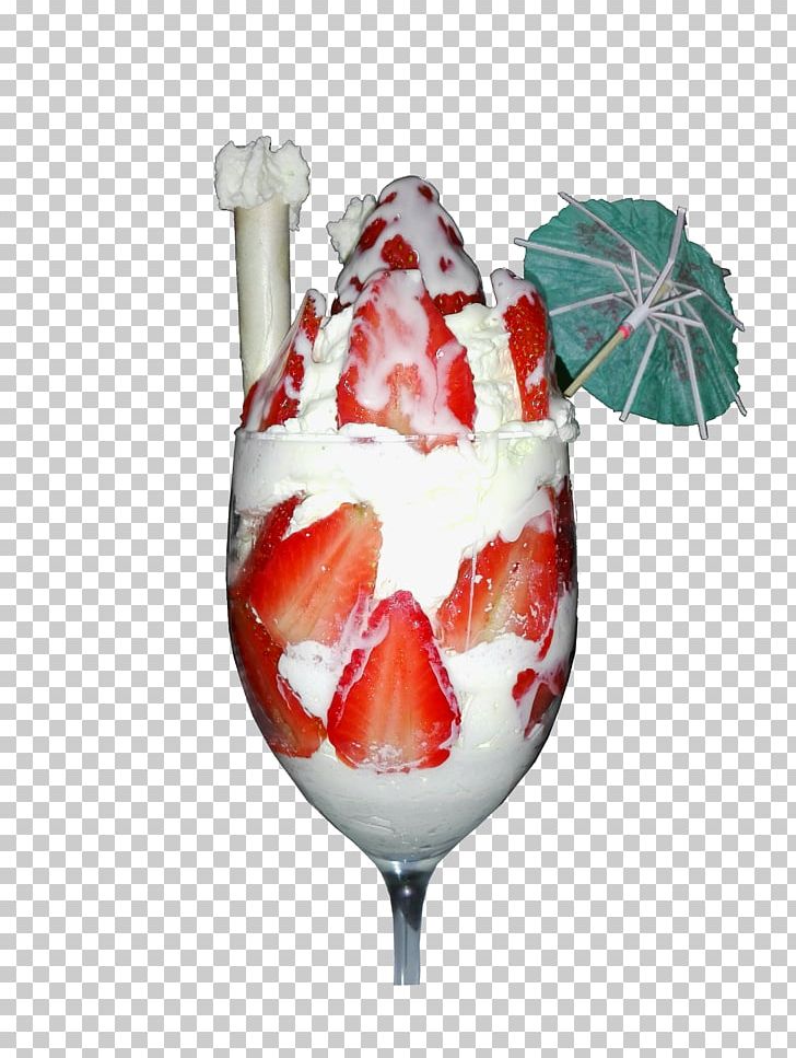 Sundae Ice Cream Parfait Strawberry PNG, Clipart, Cream, Crema, Cup, Dairy Product, Dessert Free PNG Download