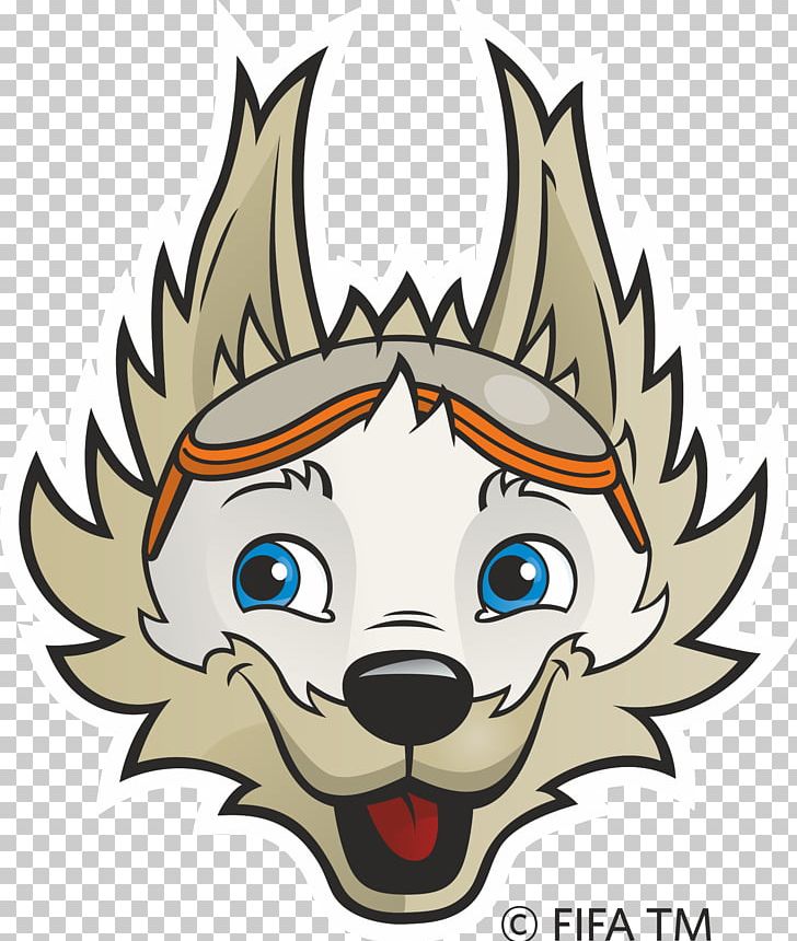 2018 World Cup 2014 FIFA World Cup Russia Zabivaka Mascot PNG, Clipart, 2014 Fifa World Cup, 2018, 2018 World Cup, Artwork, Carnivoran Free PNG Download