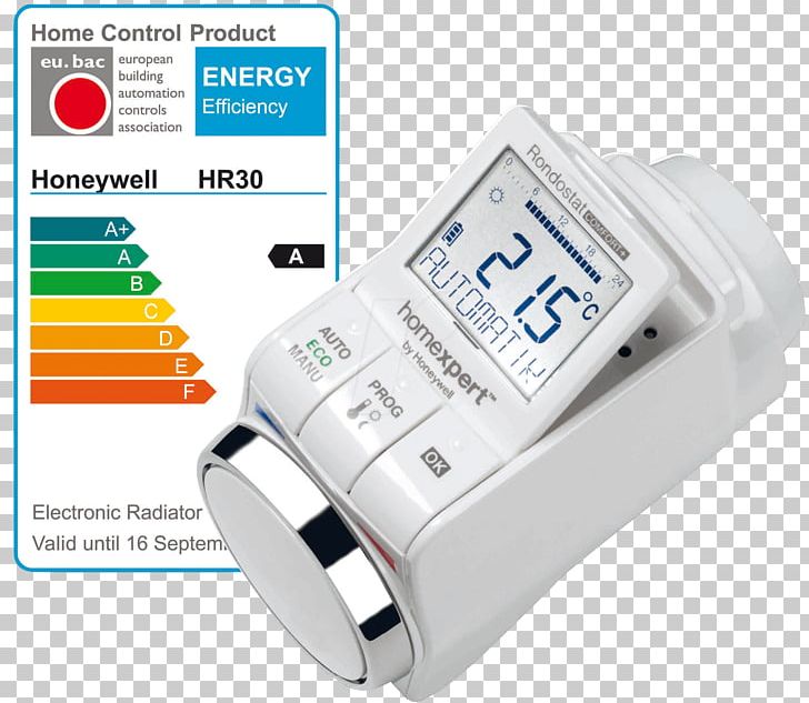 Thermostitc Radiator Valve Electronical 5 Up To 30 °C Homexpert Thermostatic Radiator Valve Thermostat Head Electronical 8 Up To 28 °C Homexpert By Honeywe Heating Radiators PNG, Clipart, Berogailu, Central Heating, Comfort, Electronics, Hardware Free PNG Download