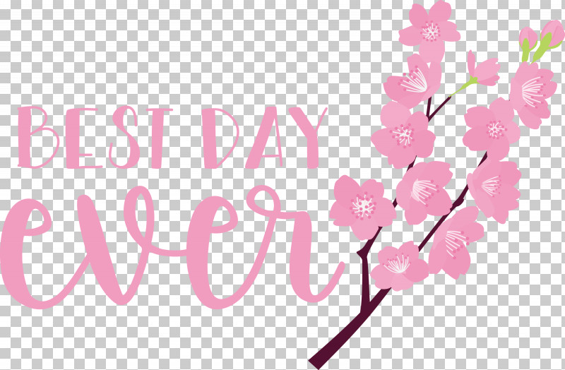 Best Day Ever Wedding PNG, Clipart, Best Day Ever, Biology, Branching, Cherry Blossom, Cut Flowers Free PNG Download