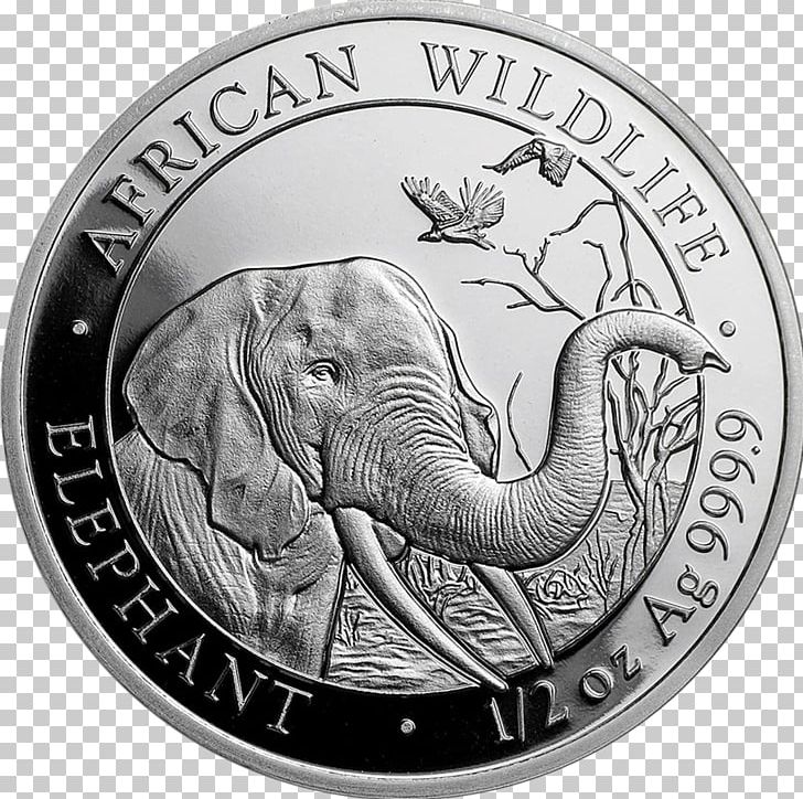 Somalia Bullion Coin Bullion Coin Silver PNG, Clipart, 2018, Black And White, Bullion, Bullion Coin, Coin Free PNG Download