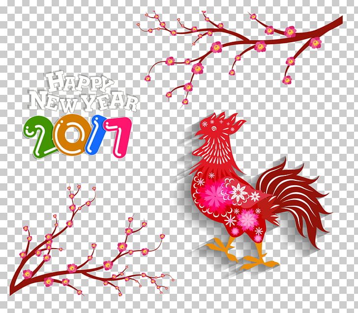 Chinese New Year Dog New Years Day PNG, Clipart, Bird, Branch, Chicken, Chinese Lantern, Chinese Style Free PNG Download