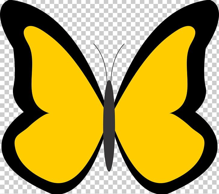 Butterfly Free Content Yellow PNG, Clipart, Aok Cliparts, Artwork, Black And White, Brush Footed Butterfly, Butterfly Free PNG Download