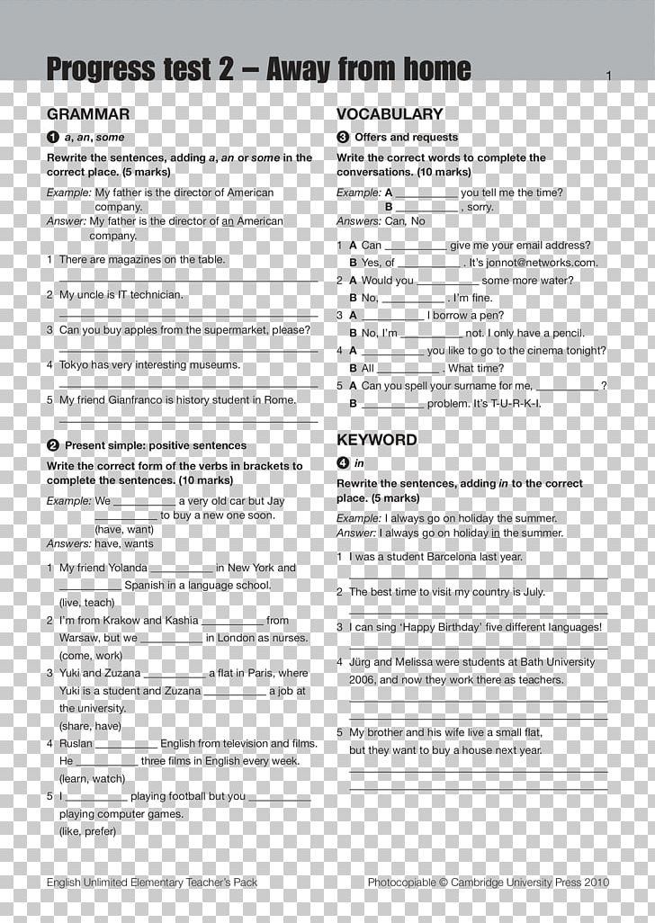English File Progress Testing English Grammar In Use PNG, Clipart, Area, Cambridge Assessment English, Document, Documents, English Free PNG Download