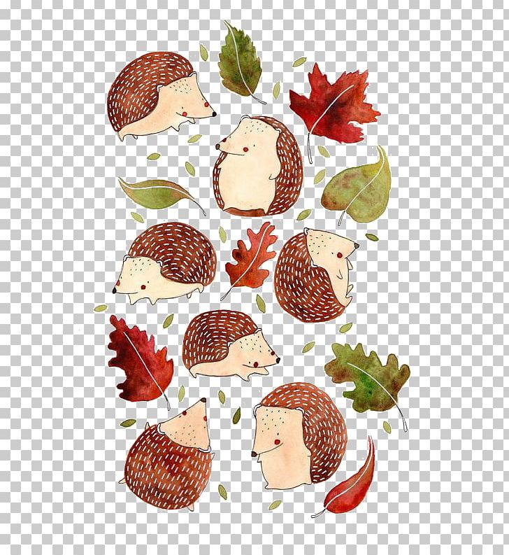 Hedgehog Cartoon Illustration PNG, Clipart, Animal, Animals, Art, Autumn Leaves, Banana Leaves Free PNG Download