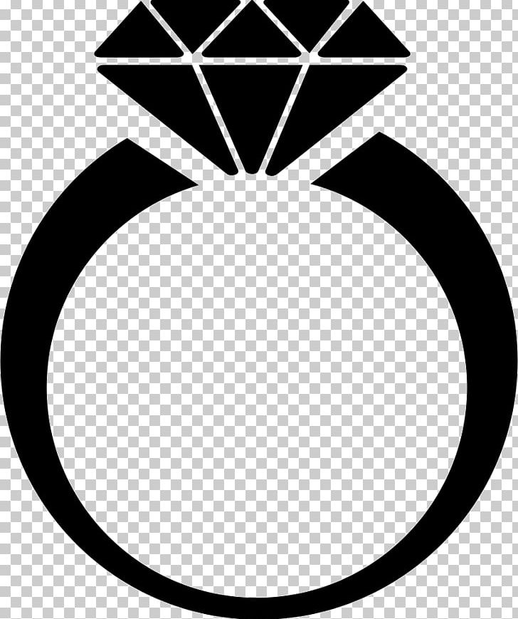 Ring Jewellery Computer Icons Diamond PNG, Clipart, Artwork, Black, Black And White, Circle, Computer Icons Free PNG Download