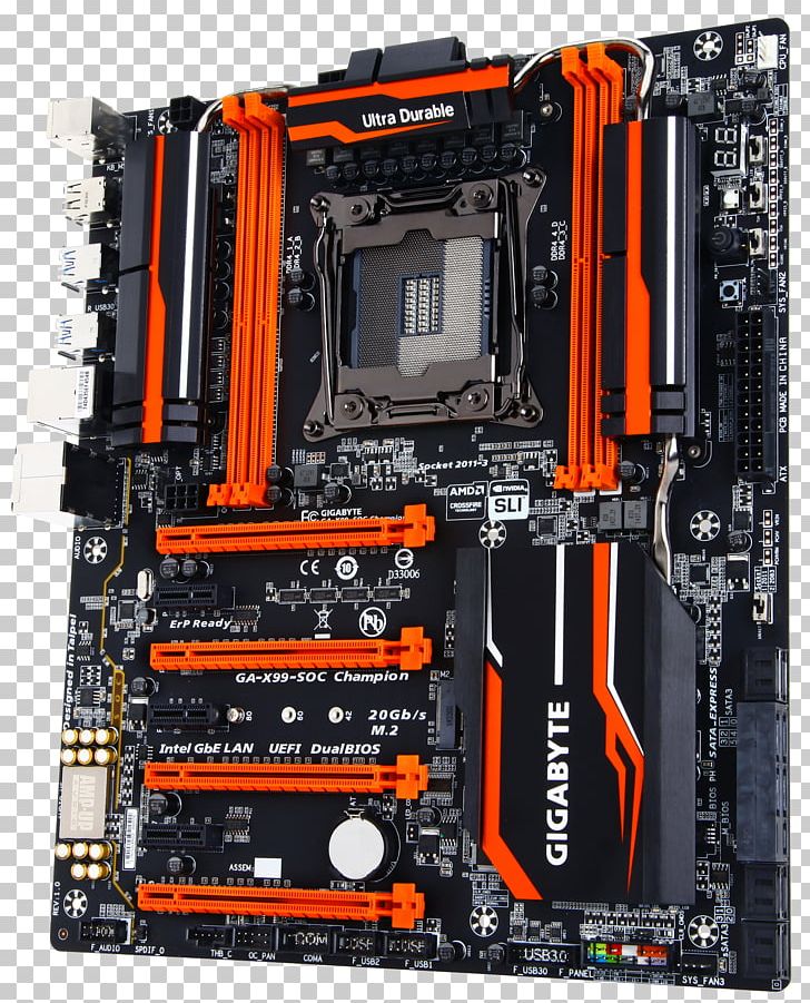 Intel X99 Motherboard Gigabyte Technology LGA 2011 Overclocking PNG, Clipart, Central Processing Unit, Computer Accessory, Computer Hardware, Electronic Device, Haswell Free PNG Download