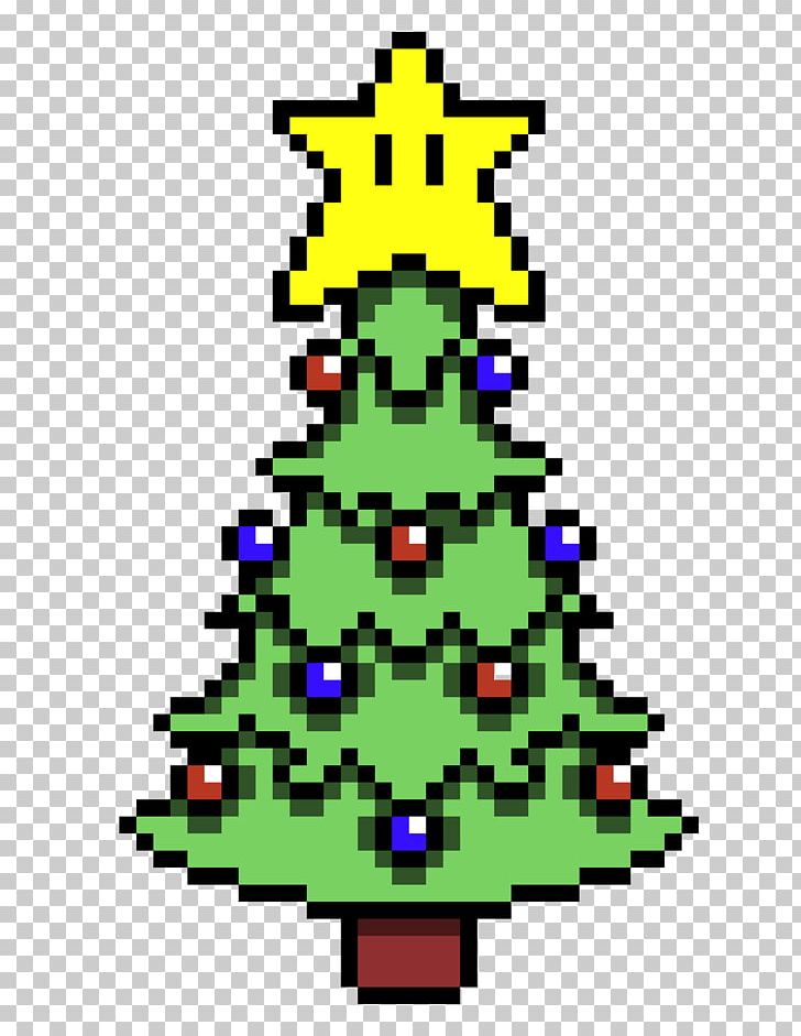 Christmas Tree Bead Pixel Art Mario PNG, Clipart, Art