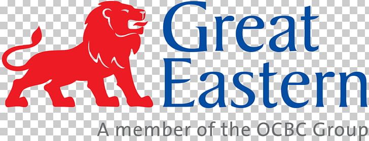 Great Eastern Life Singapore Great Eastern General Insurance (Malaysia) Berhad Logo PNG, Clipart, Area, Blue, Brand, Carnivoran, Communication Free PNG Download