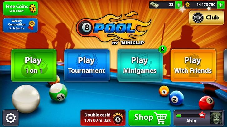 OurWorld 8 Ball Pool Coin Eight-ball PNG, Clipart, 8 Ball Pool, Android, Billiard Ball, Championship, Cheat Engine Free PNG Download