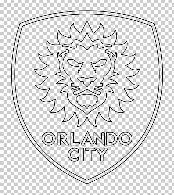 Orlando City SC MLS Coloring Book Football Drawing PNG, Clipart, Area, Black And White, Circle, Color, Coloring Book Free PNG Download