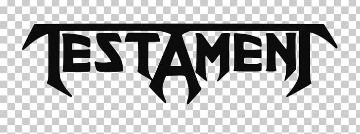 Testament Thrash Metal Logo Heavy Metal Decal PNG, Clipart, Area, Band, Black, Black And White, Brand Free PNG Download