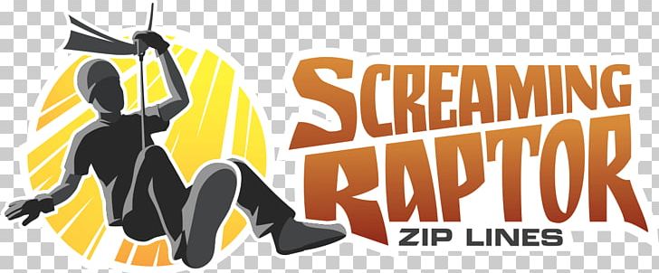 Zip-line Canopy Tour Adventure Park Logo Screaming Raptor Zip Lines PNG, Clipart, Adventure, Adventure Park, Art, Brand, Canopy Tour Free PNG Download