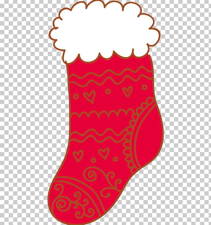 Christmas Stocking Sock Hosiery PNG, Clipart, Area, Christmas, Christmas Border, Christmas Decoration, Christmas Frame Free PNG Download