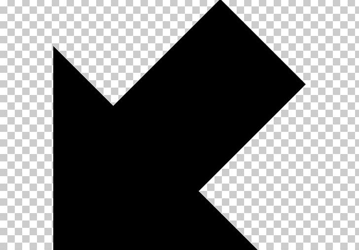 Arrow Computer Icons Diagonal Triangle Line PNG, Clipart, Angle, Arrow, Black, Black And White, Brand Free PNG Download