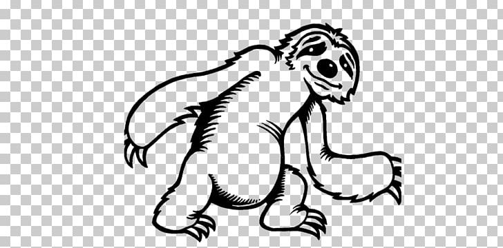 Two-toed Sloths Coloring Book Sid Three-toed Sloth PNG, Clipart, Animal, Arm, Black, Carnivoran, Cartoon Free PNG Download