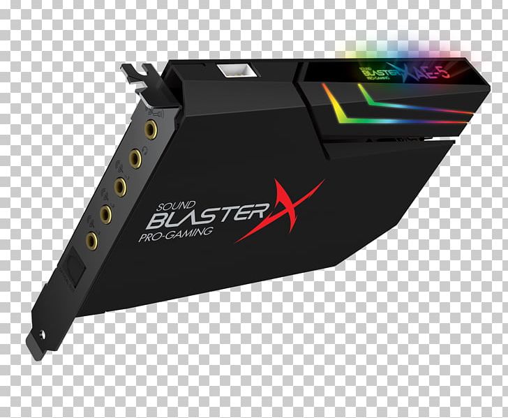 Sound Cards & Audio Adapters Creative Technology Creative Sound BlasterX AE-5 PCI Express Creative Labs PNG, Clipart, Angle, Brand, Conventional Pci, Creative, Creative Labs Free PNG Download