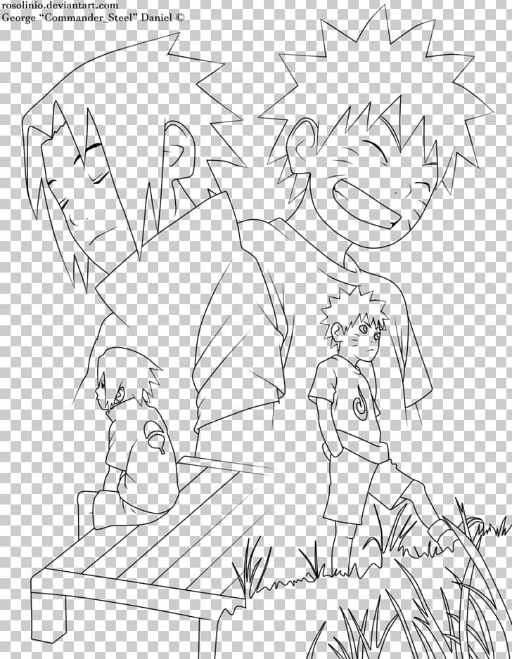 Naruto Sasuke Coloring Pages  Naruto drawings, Anime lineart, Naruto