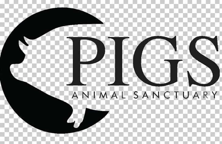 Pig Logo Animal Sanctuary Brand PNG, Clipart, Animal, Animals, Animal Sanctuary, Area, Black And White Free PNG Download