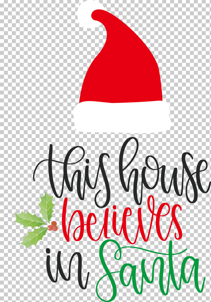 This House Believes In Santa Santa PNG, Clipart, Flower, Fruit, Geometry, Leaf, Line Free PNG Download