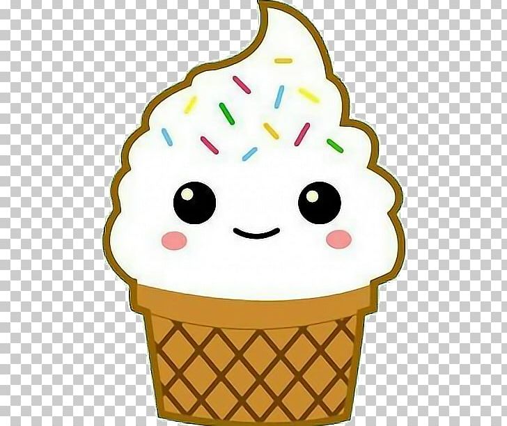Ice Cream Cones Kawaii Portable Network Graphics PNG, Clipart, Avatan, Avatan Plus, Baking Cup, Biscuits, Cream Free PNG Download