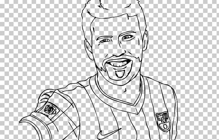 Real Madrid C.F. FC Barcelona Drawing Coloring Book Game PNG, Clipart, Angle, Arm, Black And White, Cartoon, Download Free PNG Download