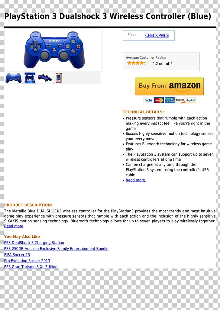 DualShock 3 Game Controllers PlayStation 3 Accessories PNG, Clipart, Area, Blue, Brand, Controller, Dualshock Free PNG Download