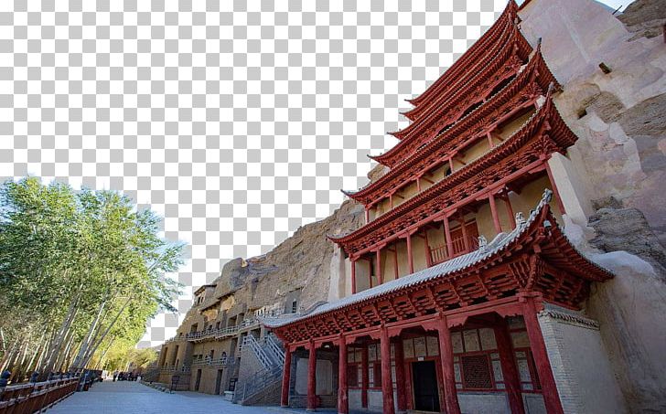 Mogao Caves Jiayuguan City Crescent Lake Zhangye Qinghai Lake PNG, Clipart, Buddha, Building, Caves, China, Chinese Architecture Free PNG Download