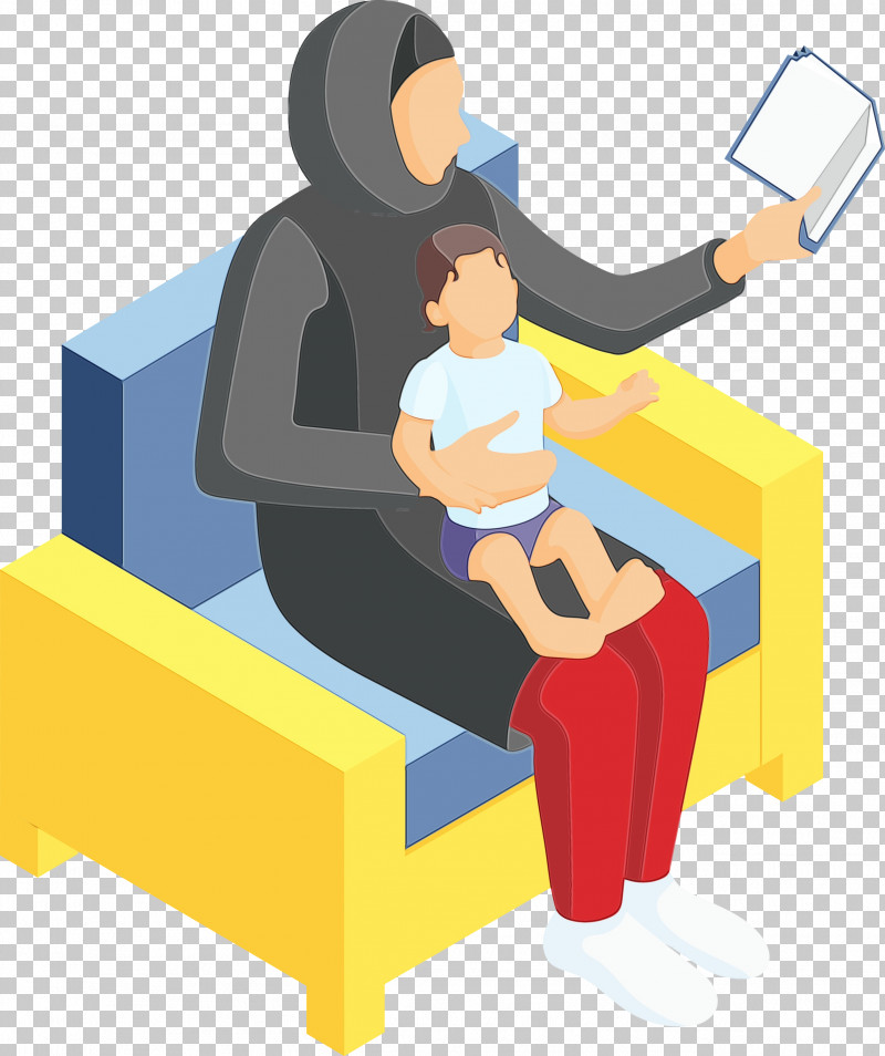 Cartoon Sitting Reading Furniture Job PNG, Clipart, Arabic Family, Arab People, Arabs, Cartoon, Furniture Free PNG Download