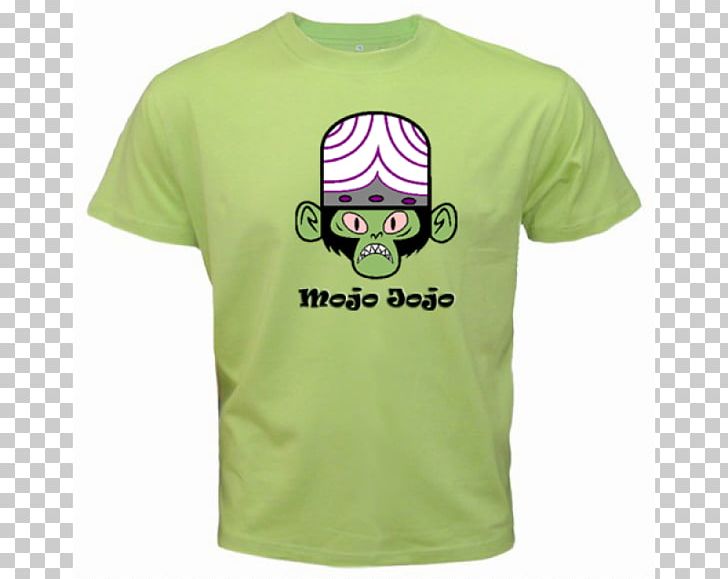 T-shirt Mojo Jojo Logo Green Sleeve PNG, Clipart, Active Shirt, Brand, Clothing, Green, Logo Free PNG Download