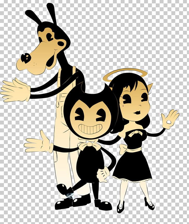 Bendy And The Ink Machine Drawing YouTube Cartoon PNG, Clipart, Angel, Animation, Art, Bendy, Bendy And The Ink Machine Free PNG Download
