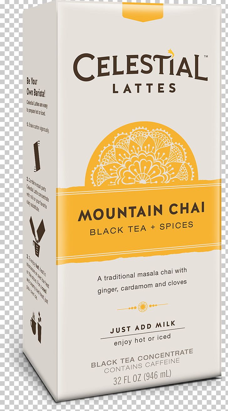Masala Chai Green Tea Latte Matcha PNG, Clipart, Black Tea, Celestial Seasonings, Chai Tea, Concentrate, Decaffeination Free PNG Download