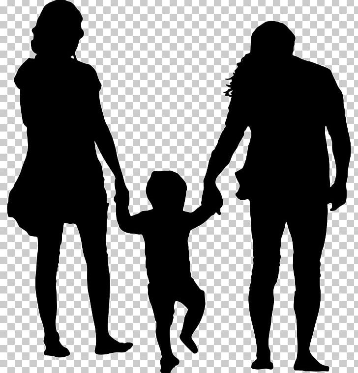 Family Silhouette Father PNG, Clipart, Aggression, Black And White, Child, Daughter, Divorce Free PNG Download