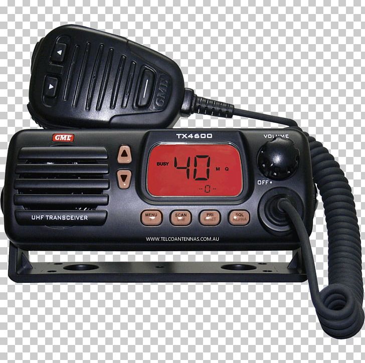UHF CB Citizens Band Radio Ultra High Frequency Two-way Radio PNG, Clipart, Aerials, Citizens Band Radio, Communication Device, Electronic Device, Electronics Free PNG Download