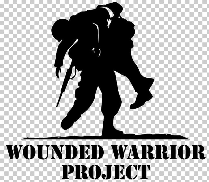 Wounded Warrior Project Veteran United States Non-profit Organisation Military PNG, Clipart, Black, Black And White, Brand, Charitable Organization, Donation Free PNG Download
