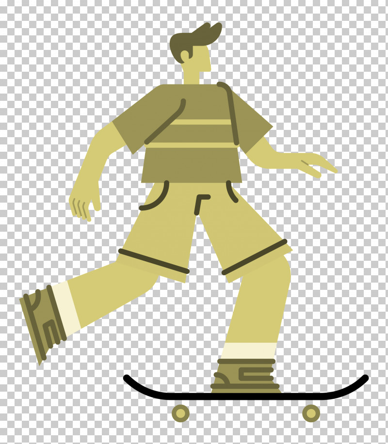 Skateboard Cartoon Skateboarding Angle Line PNG, Clipart, Angle, Cartoon, Character, Headgear, Joint Free PNG Download