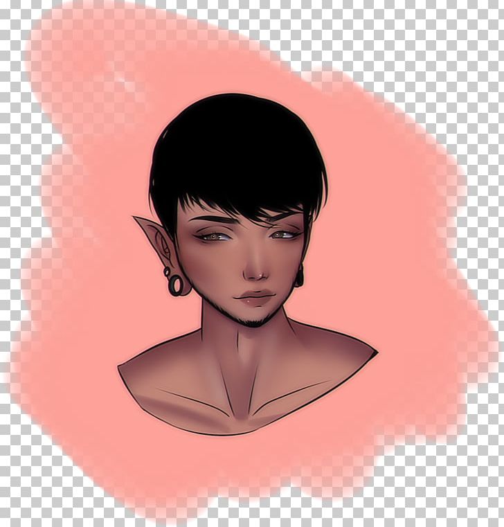 IMVU Art Virtual World Sketch PNG, Clipart, Art, Avatar, Black Hair, Brown Hair, Cheek Free PNG Download