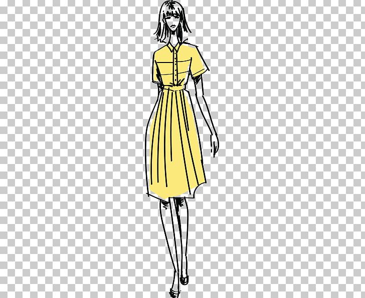 Women Midi Dress Fashion Technical Drawing Template. Girls Sleeveless Dress  Fashion Flat Sketch Template Stock Vector - Illustration of front, cotton:  245750284
