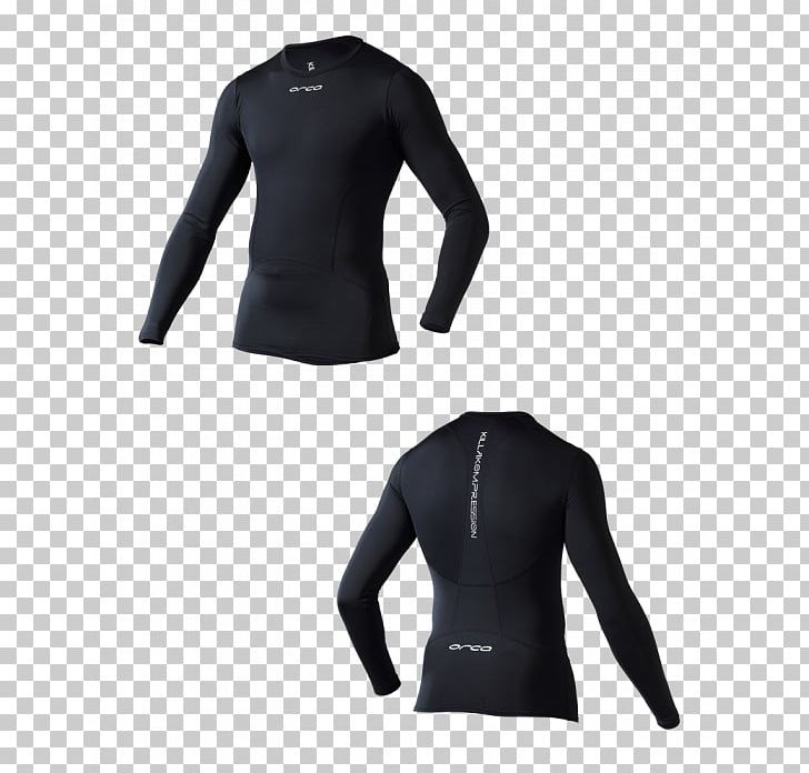 Wetsuit Long-sleeved T-shirt Long-sleeved T-shirt Shoulder PNG, Clipart, Arm, Black, Black M, Clothing, Compression Free PNG Download