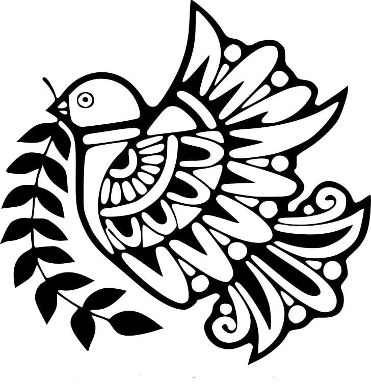 Olive Branch Tattoo Symbol Peace PNG, Clipart, Art, Artwork, Beak, Bird, Black And White Free PNG Download