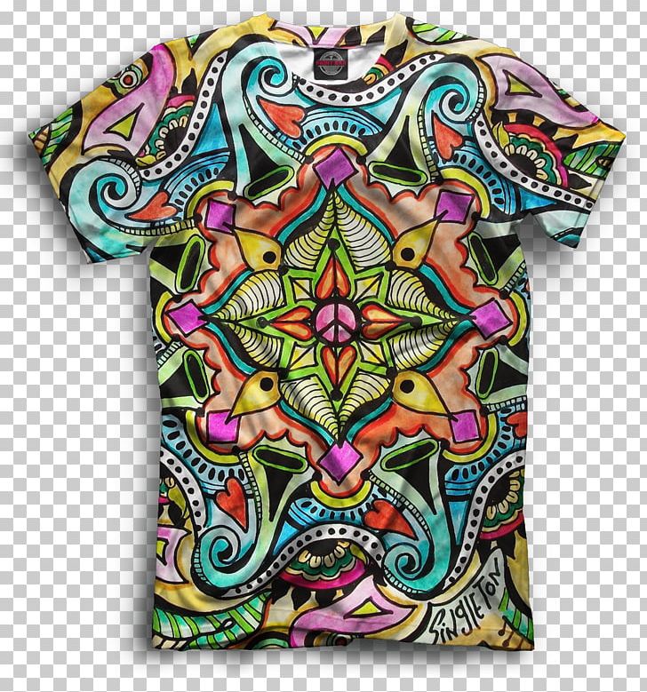 T-shirt Paisley Hippie Psychedelic Art PNG, Clipart, Art, Artist, Clothing, Drawing, Flower Power Free PNG Download