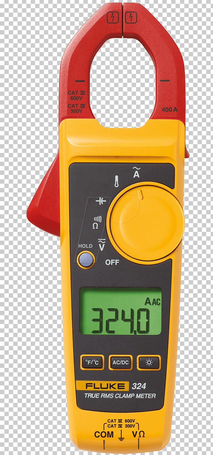 Fluke Corporation Current Clamp True RMS Converter Multimeter Measurement Category PNG, Clipart, Alternating Current, Current Clamp, Digital Multimeter, Direct Current, Electrical Free PNG Download