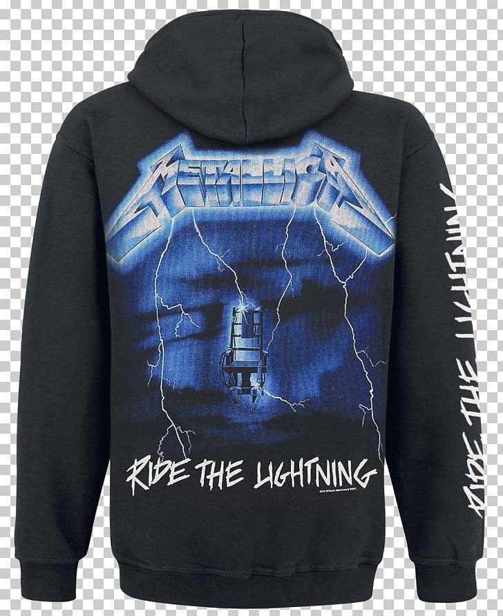 metallica ride the lightning hoodie