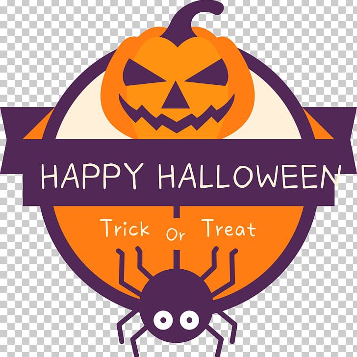 Pumpkin Spider Halloween PNG, Clipart, Boszorkxe1ny, Brand, Cartoon Tag, Download, Encapsulated Postscript Free PNG Download