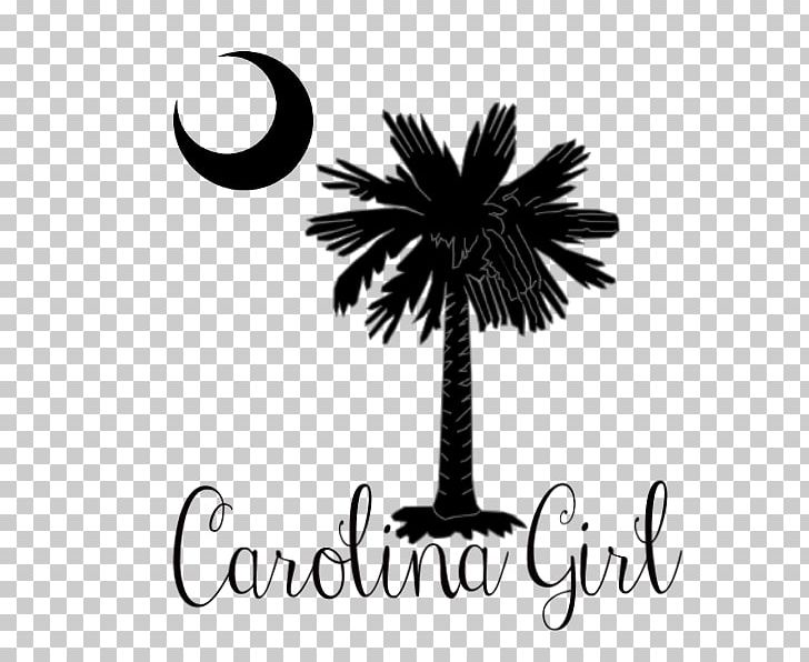 Sabal Palm Crescent Flag Of South Carolina Arecaceae Decal PNG, Clipart, Arecaceae, Arecales, Black And White, Brand, Computer Wallpaper Free PNG Download