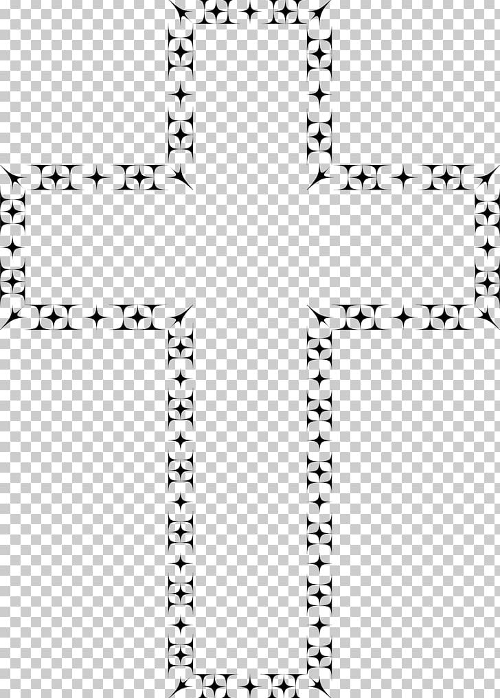 Black And White Christian Cross PNG, Clipart, Angle, Area, Art, Black, Black And White Free PNG Download