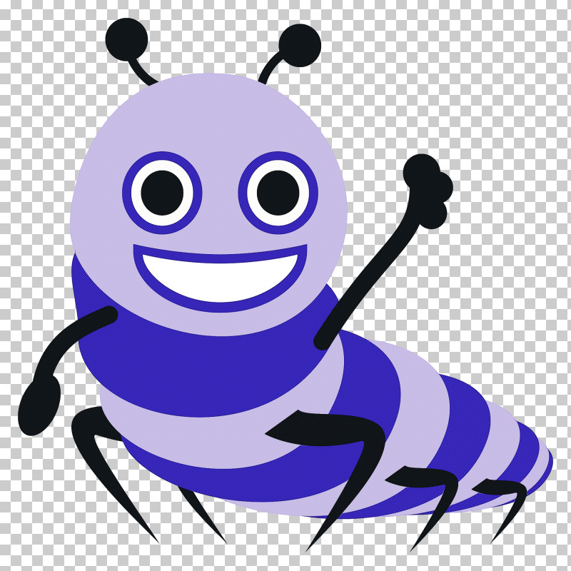 Cartoon Violet Insect Smile Animation PNG, Clipart, Animation, Cartoon, Insect, Smile, Violet Free PNG Download