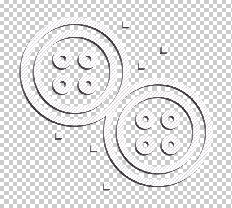 Craft Icon Buttons Icon Clothing Button Icon PNG, Clipart, Black, Blackandwhite, Buttons Icon, Circle, Clothing Button Icon Free PNG Download